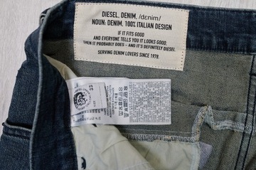 DIESEL D-EETAR TAPERED JEANSY spodnie męskie PREMIUM 33/34 pas 84