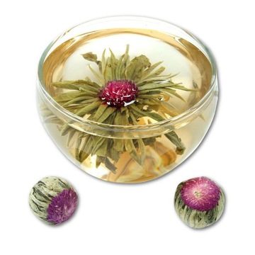 Чайный сервиз «Цветущий», 9 шт. ЗОЛОТАЯ СВЕЧНАЯ КОРОБКА.