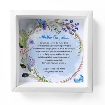 Благодарственные письма крестным родителям к первому причастию, 2 шт.