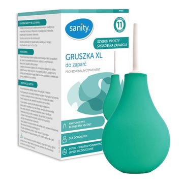 SANITY Gruszka z KANKĄ nr 11 do LEWATYWY ZAPARCIA