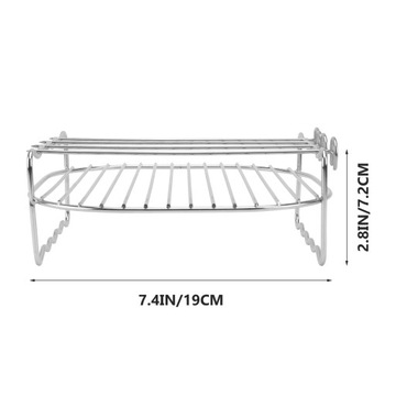 РЕШЕТКА ДЛЯ ФРИТЮРНИЦЫ ИЗ НЕРЖАВЕЮЩЕЙ СТАЛИ С ДОПОЛНИТЕЛЬНЫМИ ВЕРТОЧКАМИ