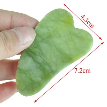 Przenośny praktyczny przyrząd rolujący do masażu twarzy naturalne Jade prze