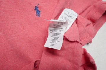 Ralph Lauren Polo koszulka różowa custom slim fit męska M