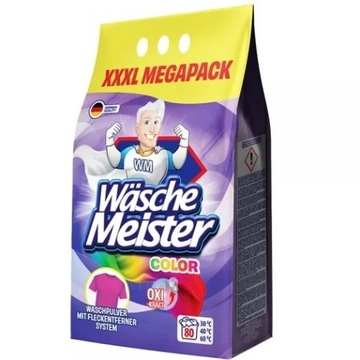 WäscheMeister WascheMeister COLOR niemiecki proszek do prania kolor 6kg 80p