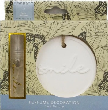 PACHNĄCA ZAWIESZKA DEKORACYJNA Z PERFUMAMI PURE NATURE SMILE