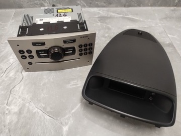 RADIO CD 30 MP3 + WYŚWIETLACZ ZŁOTE OPEL CORSA D 497316088 13254191