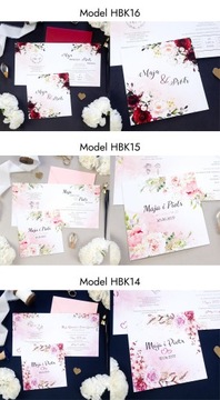 СВАДЕБНЫЕ ПРИГЛАШЕНИЯ, Свадьба, Акварель - 2 ШТ.