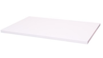 BLAT PROSTOKĄTNY 800x410 mm kolor BIAŁY