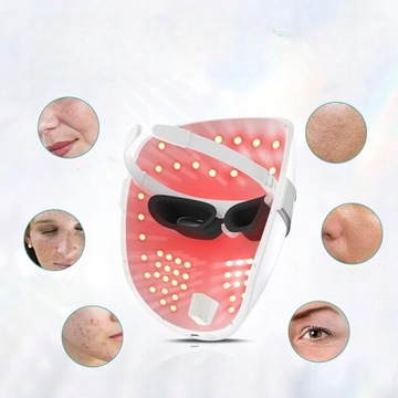 Семь цветов светодиодной фотонной маски для лица