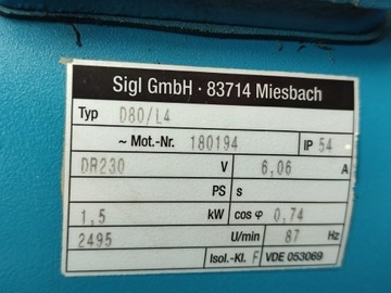 Роторный насос ROTARY POWER C07MDP33VL00A5 1,5 кВт