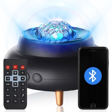 ДИНАМИК BLUETOOTH STARS ПРОЕКТОР НЕБО ПРОЕКТОР СВЕТОДИОДНЫЙ НОЧНИК + ПУЛЬТ ДУ
