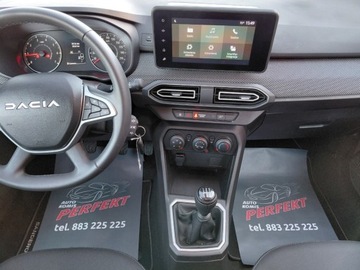 Dacia Sandero III 2023 Dacia Sandero LED Tablet Sensor Elektryka PDC Benzyna 67KM, zdjęcie 18