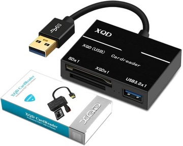 XQD SD КАРТРИДЕР USB 3.0 ДЛЯ КАМЕРЫ НОУТБУКА