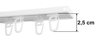 АЛЮМИНИЕВЫЙ ПОТОЛОЧНЫЙ рейлинг двойной одинарный потолочный карниз 100 см
