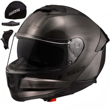 LS2 KASK MOTOCYKLOWY INTEGRALNY ECE 22.06 FF808 STREAM II JEANS TITAN 2XL