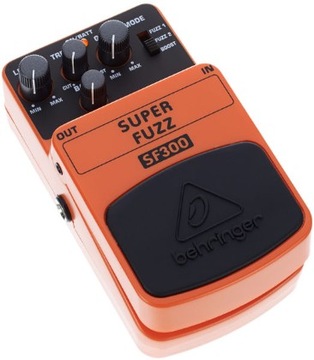 Efekt gitarowy Behringer SF300 Super Fuzz Przester Lata 60 70