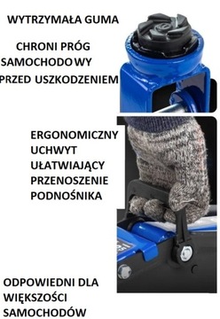 АВТОПОДЪЕМНИК ŻABA ГИДРАВЛИЧЕСКИЙ ПОДЪЕМНИК ŻABA 2,5Т + РЕЗИНА