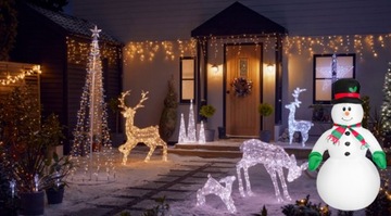 НАДУВНОЙ СНЕГОВИК РОЖДЕСТВЕНСКИЙ УКРАШЕНИЕ СВЕТОДИОДНЫЙ УКРАШЕНИЕ САДА 120 см