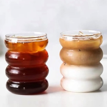 Szklanki 350ml Bubble 4 szt do kawy latte long drinków zestaw 4szt w pudełk