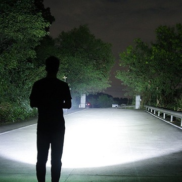 Набор мощных военных перезаряжаемых тактических фонарей 1800 лм со светодиодной подсветкой ZOOM