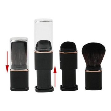 Портативная выдвижная кисть для макияжа с чехлом.