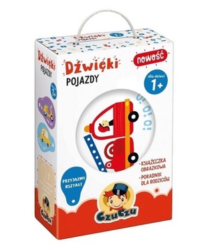 Czuczu Karty obrazkowe DŹWIĘKI POJAZDY 1+ Czu Czu
