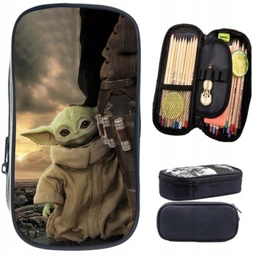 NOWY PIÓRNIK 3D FULLPRINT DUŻY BABY YODA STAR WARS