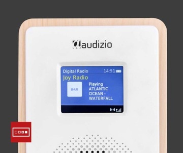 Радио Audizio с аккумуляторными динамиками FM DAB+ BT