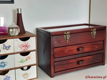 ДЕРЕВЯННАЯ КОРОБКА ДЛЯ 24 ЧАСОВ РУЧНОЙ РАБОТЫ