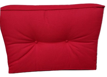 Poduszka na PALETĘ 60x40x20/10 SILVER CZERWIEŃ