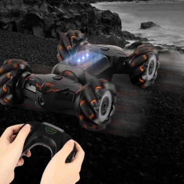 SAMOCHÓD ZDALNIE STEROWANY RC KASKADERSKI 4x4 PILOT EFEKTY ŚWIATŁA DRIFT