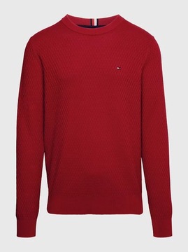 Sweter ze splotem Tommy Hilfiger M