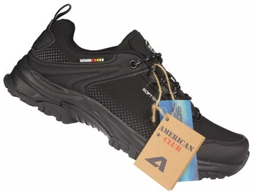Damskie buty trekkingowe American Club WT-186/24 czarne buty sportowe 39