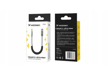 WOZINSKY BLUETOOTH АДАПТЕР 5.3 АУДИО AUX ЗВУКОВОЙ ПРИЕМНИК ДЛЯ АВТОМОБИЛЯ