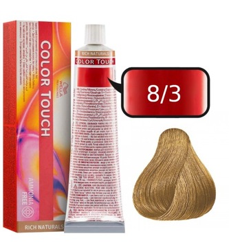 WELLA COLOR TOUCH FARBA 60ml 8/3