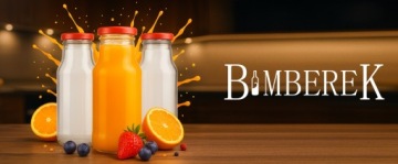 10x БУТЫЛКИ ДЛЯ СОКА KUBUŚ JUICE 330 мл + КРЫШКА Стеклянная бутылка для соков, воды