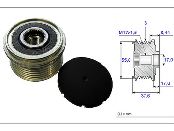 ALTERNÁTOR - SPOJKA JEDNOSMĚR SCHAEFFLER INA 535 0246 10