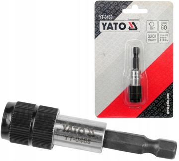 БЫСТРОЗАЖИМНЫЙ ДЕРЖАТЕЛЬ НАКОНЕЧНИКОВ YATO 1/4