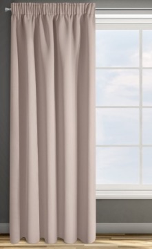 Штора готовая на ленте PARISA 140x270 пудровый синий