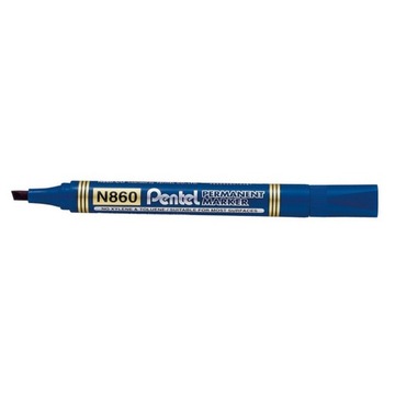 MARKER PERMANENTNY PENTEL N860 ŚCIĘTY NIEBIESKI
