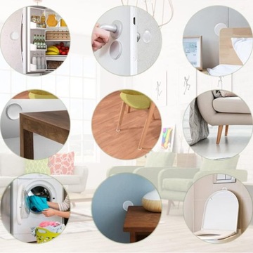 ДВЕРНАЯ РУЧКА, САМОКЛЕЯЩАЯСЯ НАСТЕННАЯ ЗАЩИТА - 6 ШТ.