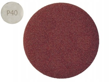 PAPIER ŚCIERNY KRĄŻEK RZEP NA DYSK 125 MM P40