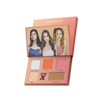 INGRID PALETA CIENI DO OCZU I TWARZY FLIRTY TEAM X