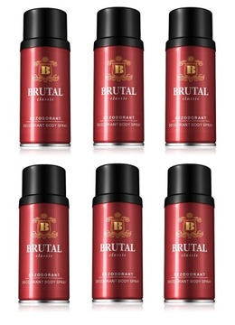 Dezodorant BRUTAL CLASSIC spray 150 ml PAKIET