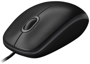 Mysz przewodowa optyczna Logitech B100 USB czarna