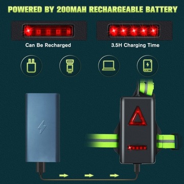ФОНАРИКИ Светоотражающий жилет для бега