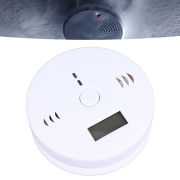 Wyświetlacz LCD alarmu CO Wysoka czułość Dźwięk Ostrzeżenie świetlne