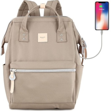 Plecak do samolotu wizzair Himawari Sorrel HM1881 na laptopa 13,3 USB kawa