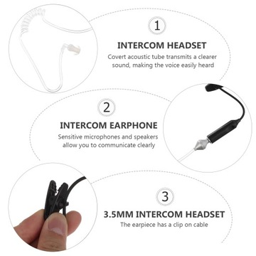Проводные наушники Комплект для внутренней связи