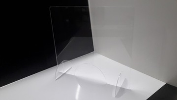 Чехол для письменного стола, стойки, оргстекло, 60х67см.